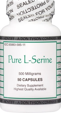 L-Serine - Pure 500 MG - 50 CP