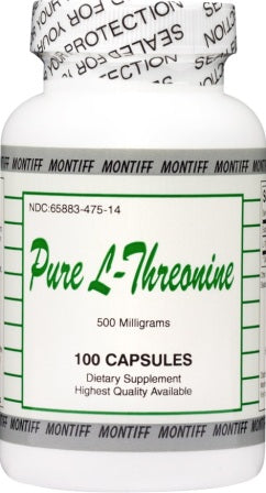 L-Threonine - Pure 500 MG - 100 CP