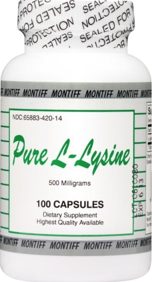 L-Lysine HCL - Pure 500 MG